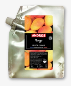 F122552 Andros Mango Fruit Chunks Doypack 1kg - Andros Fruit And Chunks, HD Png Download, Transparent PNG