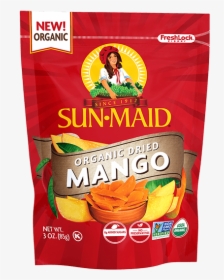 Sun-maid Organic Dried Mango 3 Oz, HD Png Download, Transparent PNG