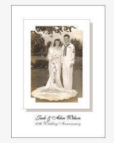 60th Wedding Anniversary Party Invitation With Photo - 60th Wedding Anniversary Invitations, HD Png Download, Transparent PNG