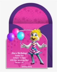 Template Free Printable Chuck E Cheese Invitations, HD Png Download, Transparent PNG