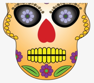 Day Of The Dead Yellow - Illustration, HD Png Download, Transparent PNG
