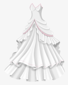 ♥ Robe Blanche Png, Tube Mariage - Gown, Transparent Png, Transparent PNG