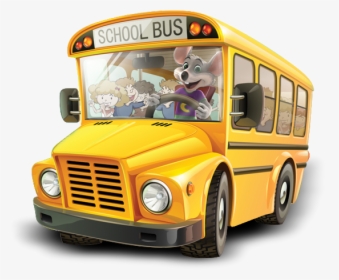 School Bus On Road Png, Transparent Png, Transparent PNG