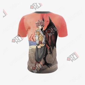Dragon Cry Natsu Dragneel Unisex 3d T-shirt - Evangelion Asuka T Shirt, HD Png Download, Transparent PNG