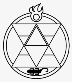 Transmutation Circles On Fma, All Related Information - Fullmetal Alchemist Roy Mustang Transmutation Circle, HD Png Download, Transparent PNG