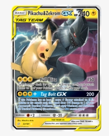 Pikachu And Zekrom Gx, HD Png Download, Transparent PNG