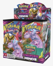 Pokemon Unified Minds Booster Box, HD Png Download, Transparent PNG