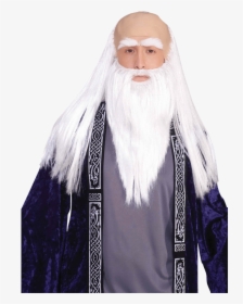 Medieval Wizard Disguise Set - Bald Guys With Long Beards, HD Png Download, Transparent PNG