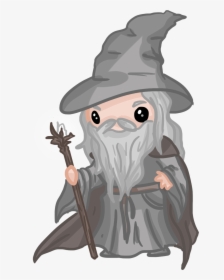 ##gandalf #wizard #chibi - Gandalf Chibi, HD Png Download, Transparent PNG