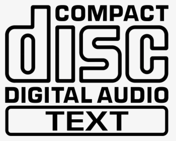 Compact Disc Digital Audio Text Logo, HD Png Download, Transparent PNG