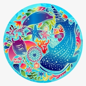 Ishigaki Okinawa Scuba Diving Manta Rays Japan Diveoclock - Circle, HD Png Download, Transparent PNG