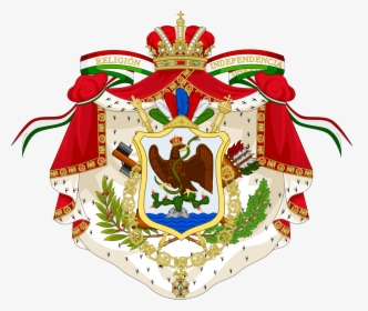 Coat Of Arms Of The First Mexican Empire - Third Mexican Empire Flag, HD Png Download, Transparent PNG
