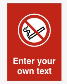 Custom Text Png - Verboden Te Roken Sticker, Transparent Png, Transparent PNG