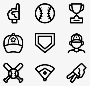 Baseball Collection - Hand Drawn Icon Png, Transparent Png, Transparent PNG