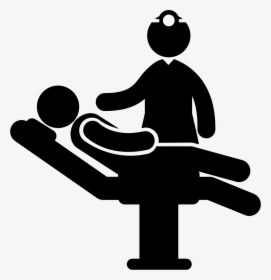 Medical Doctor And A Patient On A Stretcher Bed Comments - Patient Icon Png, Transparent Png, Transparent PNG