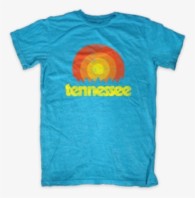 Tennessee Retro Sunset Tristar Adventures Aqua - T Shirt, HD Png Download, Transparent PNG