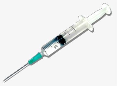 Hypodermic Needle Vaccine Syringe Luer Taper Vaccination - Syringe Needle Transparent Background, HD Png Download, Transparent PNG