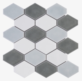 Multile- Handmade Diamond Shape Grey Ceramic Mosaic, HD Png Download, Transparent PNG