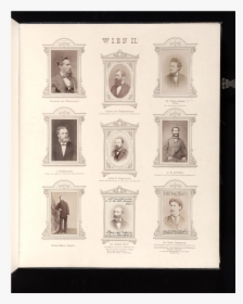 Plate 05 Photograph Album Of German And Austrian Scientists - Picture Frame, HD Png Download, Transparent PNG