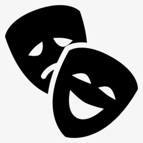 Transparent Theater Icon Png - Theatre Mask Png, Png Download, Transparent PNG