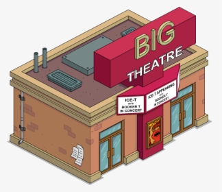 Big T Theatre Menu - Simpsons Tapped Out Big T Theatre, HD Png Download, Transparent PNG