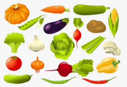 Set Of Vegetables Clipart, HD Png Download, Transparent PNG