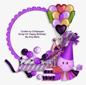 Happy Birthday Cluster Frames, HD Png Download, Transparent PNG
