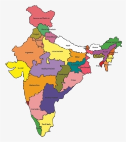 #india #indian #map - India Map Hd Download, HD Png Download, Transparent PNG