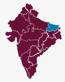 Transparent India Map Png - Aluminium Company Of India, Png Download, Transparent PNG