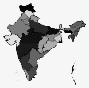 India Transparent Gray - Slums In India Map, HD Png Download, Transparent PNG