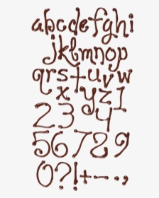 Chocolate Sweet Font - Chocolate Font, HD Png Download, Transparent PNG