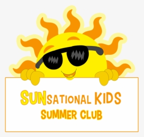 Sunsational Kids Summer Club Graphic Yellow Sun Clipart - Kids Summer Transparent Png, Png Download, Transparent PNG