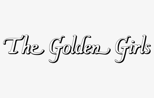 Golden Girls Logo Png, Transparent Png, Transparent PNG