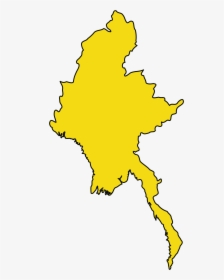 Myanmar Map Png, Transparent Png, Transparent PNG