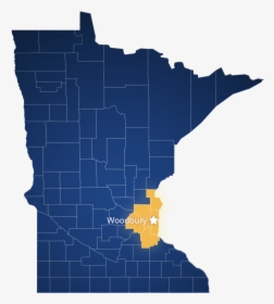 Mn-map - Mn State, HD Png Download, Transparent PNG