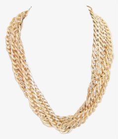 Gold Necklace Jewellery Chain Jewellery Chain - Gold Chains Transparent Background, HD Png Download, Transparent PNG