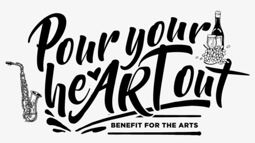 Pour Your Heart Out Event Logo - Calligraphy, HD Png Download, Transparent PNG