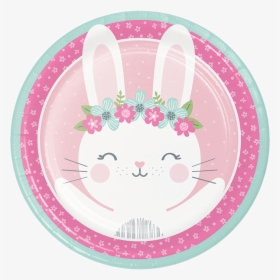 Bunny Dinner Plates - Birthday Bunny Clipart, HD Png Download, Transparent PNG