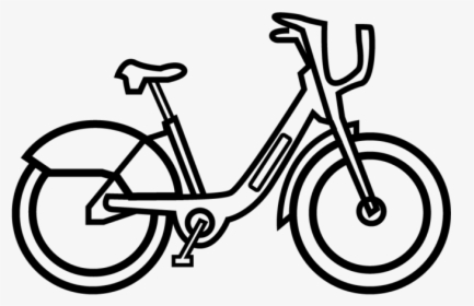 Bicycle Line Art, HD Png Download, Transparent PNG