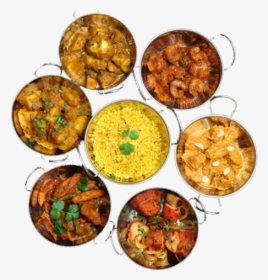 Indian Food - Indian Food Top View, HD Png Download, Transparent PNG