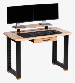 Transparent Computer Table Clipart - Mesa Com Computador Png, Png Download, Transparent PNG
