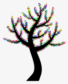 Plant,tree,branch - Clipart Simple Tree, HD Png Download, Transparent PNG