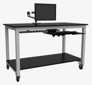 Computer Workstation Mini - Computer Desk, HD Png Download, Transparent PNG