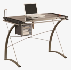 Clip Art Freeuse Download Drawing Desks - Drafting Table Computer Desk, HD Png Download, Transparent PNG