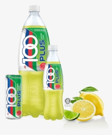 100plus Lemon Flavor - 100 Plus Lemon Lime, HD Png Download, Transparent PNG