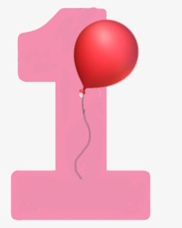 #1st #birthday #1 #pink - Illustration, HD Png Download, Transparent PNG