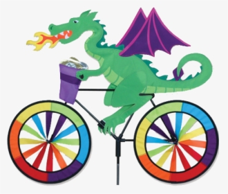 Clipart Bicycle Toy Bike - Dragon Riding A Bike, HD Png Download, Transparent PNG