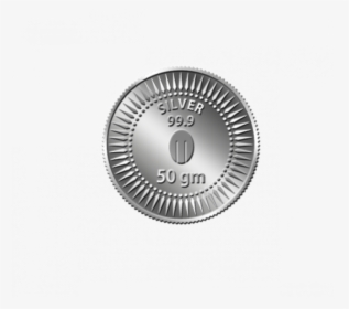 Silver Coin 10 Gms, HD Png Download, Transparent PNG