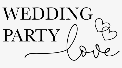 Wedding Party Love - Line Art, HD Png Download, Transparent PNG