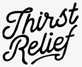 Thirst Relief Script - Thirst Relief International Logo, HD Png Download, Transparent PNG
